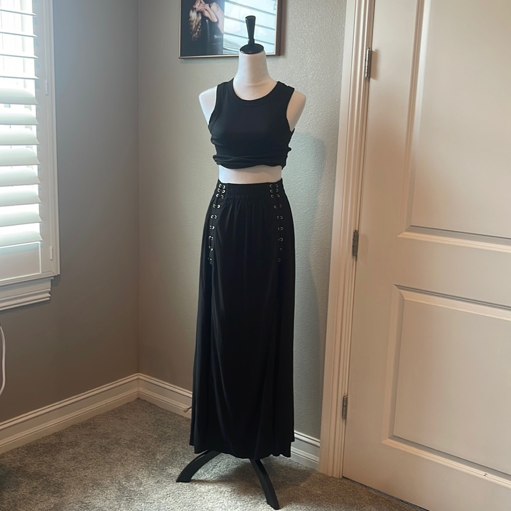 MFredric long maxi skirt. Black